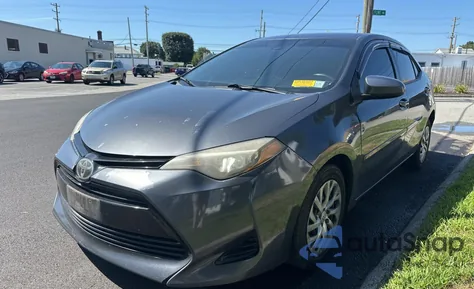 2017 Toyota Corolla L из США, поврежденный, VIN 2T1BURHEXHC827586
